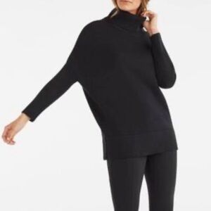 VETTA convertible turtleneck cardigan / S